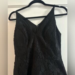 Xscape Black Textured Dress